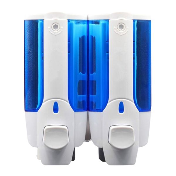

700ml head wall soap dispenser dual head wall mount shower bath washing lotion soap shampoo dispenser bathroom accessories bathroom sinks