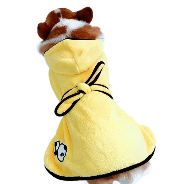 

pet towel dog bathrobe super absorbent pet drying towel microfiber dogs bath towels quick-drying cat warm coral fleece bathrobe