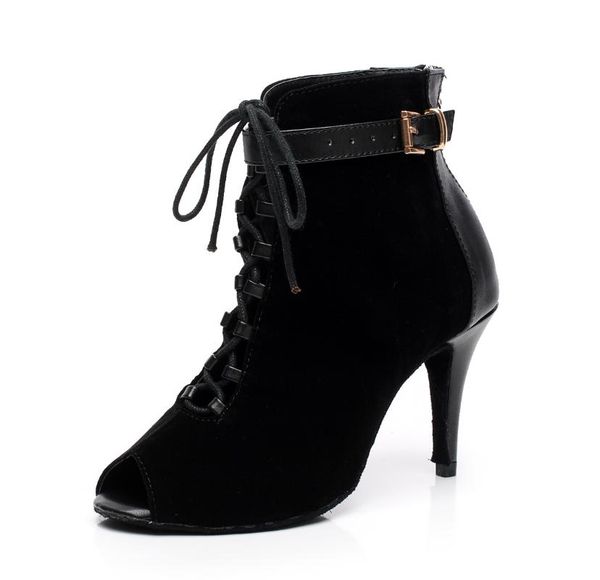 

winter women dance boots high heel cumstom dancing shoes lantino ladies samba ballroom salsa dance shoes latin dancing eu34-44