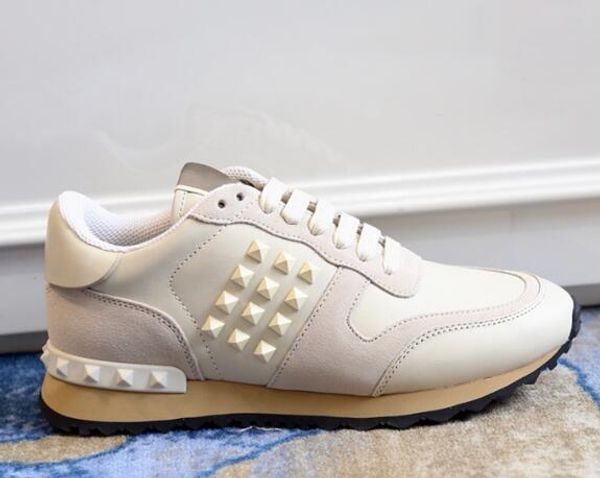 

rockrunner camouflage sneakers designer shoes mens luxury suede lace leather flats men casual shoes mens women flats luxury trainers 01, Black