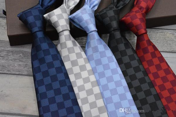 

2019 new brand neck ties designer fashionable men's tie 100% silk tie 8cm jacquard pattern men's tie ing, Blue;purple