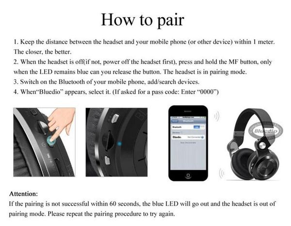 

new style bluedio headest t2 turbine 2 plus foldable bluetooth headphone bluetooth 4.1 headset ing