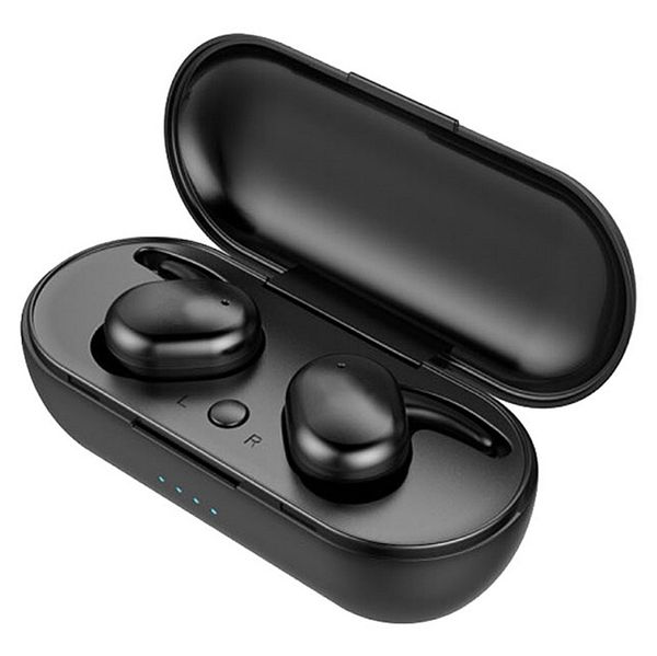 

bluetooth 5.0 wireless earbuds with ipx6 waterproof tws stereo headphones in ear built in mic headset premium sound for sport black