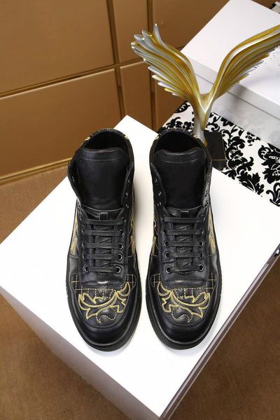 

2018 luxury arena sneaker shoes runner leather kanye west race runners men's walking casual trainers party dress 38-44 130302, Black