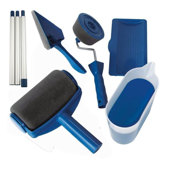 

8pcs multifunctional paint roller racer diy household paint runner pro painting brush for wall decoration with seam