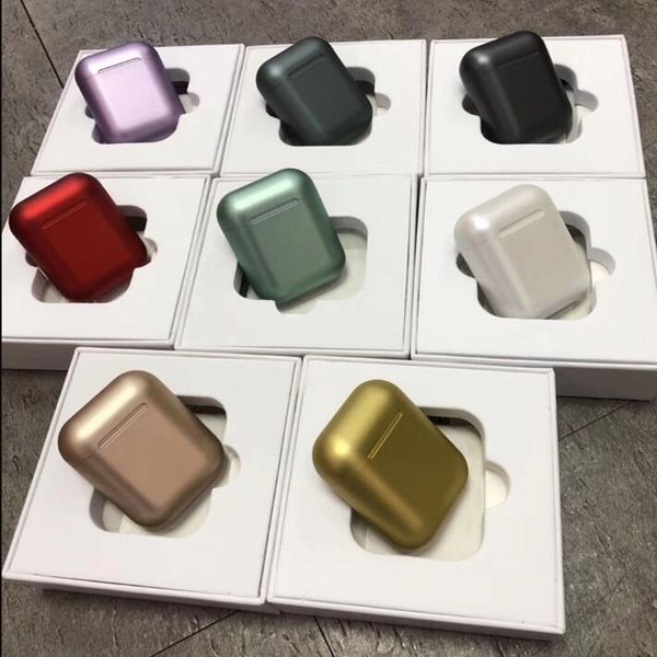 

metal color inpods 12 tws inpods12 plating i12 macaron color bluetooth wireless earphone pop up window touch earbuds earphone