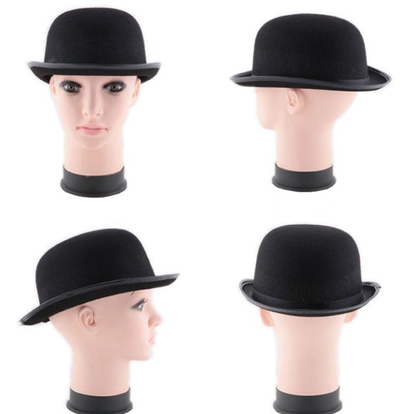 

6pcs/lot new men kids magician hat black hat jazz cap halloween party costume props for carnival masquerade party cap