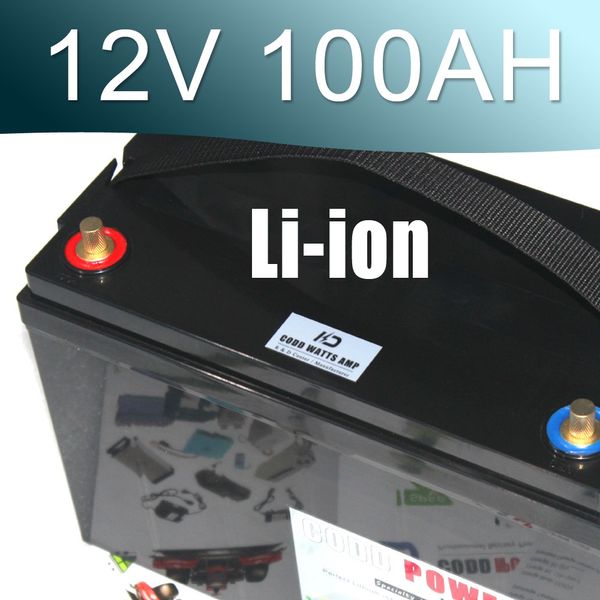 

12v литий-ионный аккумулятор водонепроницаемый ip67 box 100ah ​​литий-ионный аккумулятор