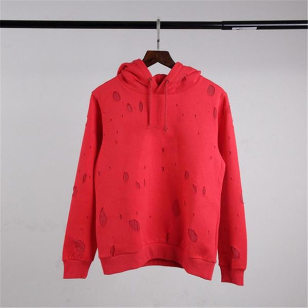 

mens designer hoodie brand men women couple pullover streetwear fashion long sleeved hoodie letters print big hole sweatshirt s-2xl, Black