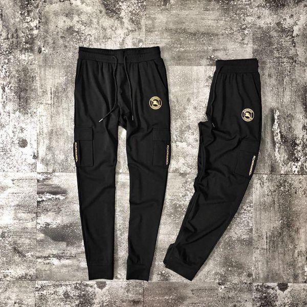 

19fw luxurious brand design bbr long pants terry trousers all-match fashion war horse hip-hop high streetwear cool sports ourdoor trousers, Camo;black