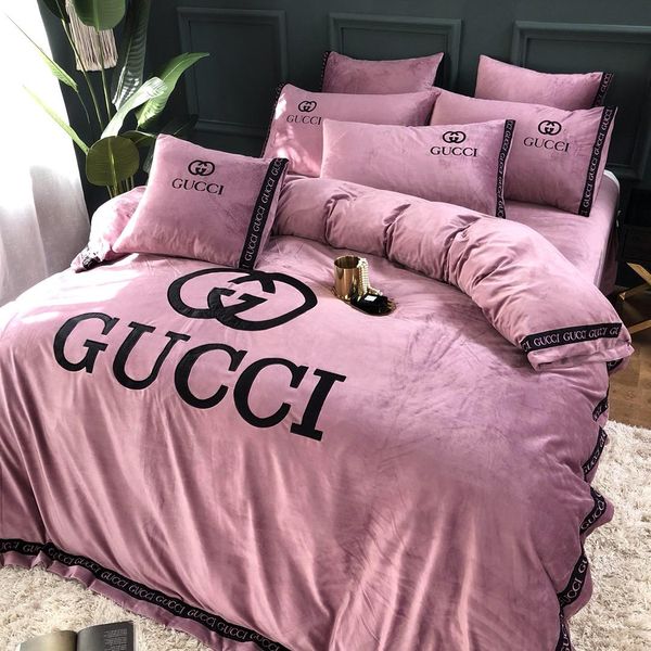 

Классический комплект постельного белья 4 размера серый синий цветок постельное