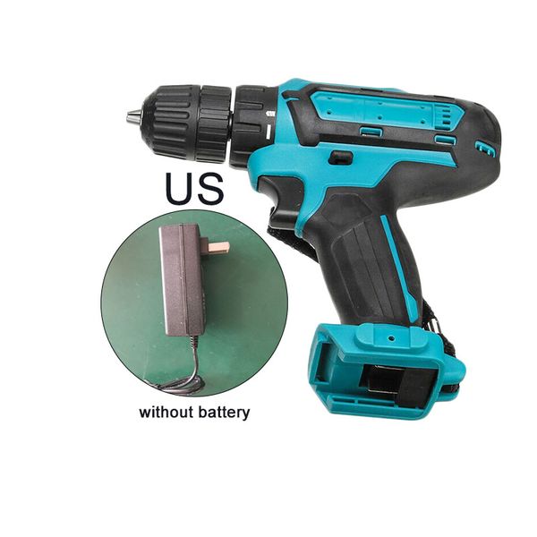 

electric cordless drill 25v li-ion battery 2-speed 18+1 torque driver led tool