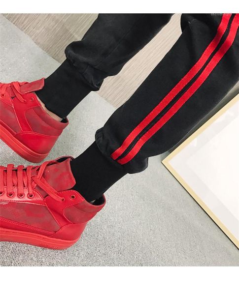

disterressed jean men skinny elastic waist pencil pants teenager hiphop street jeans spring autumn designer, Blue