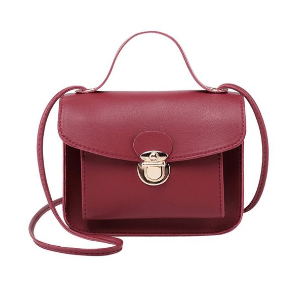 

thinkthendo fashion women girls handbag shoulder bag leather messenger hobo bag satchel purse tote 2019