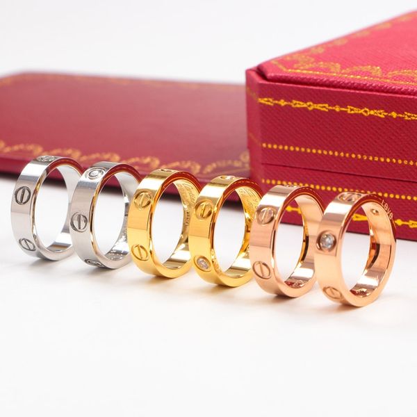 

designer wedding rings woman titanium steel men fashion jewelry rose gold luxury couple engagement carter cross love ring h cartier