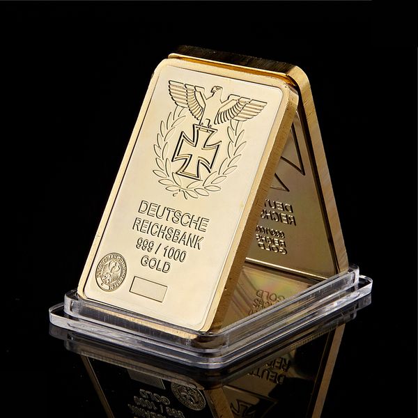 

deutsche reichsbank1oz gold plated army eagle totem commemorative coin souvenir bullion collectibles ornaments