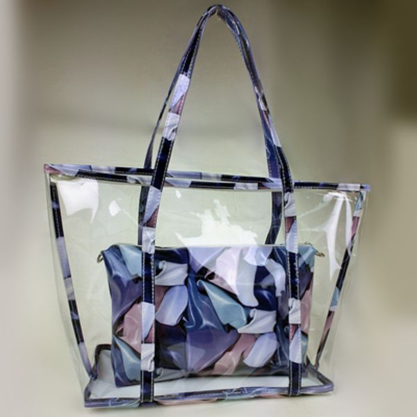 

все матча лета женщин сумки пластиковый пакет прозрачный пляж сумка женщин картина пакет сумка