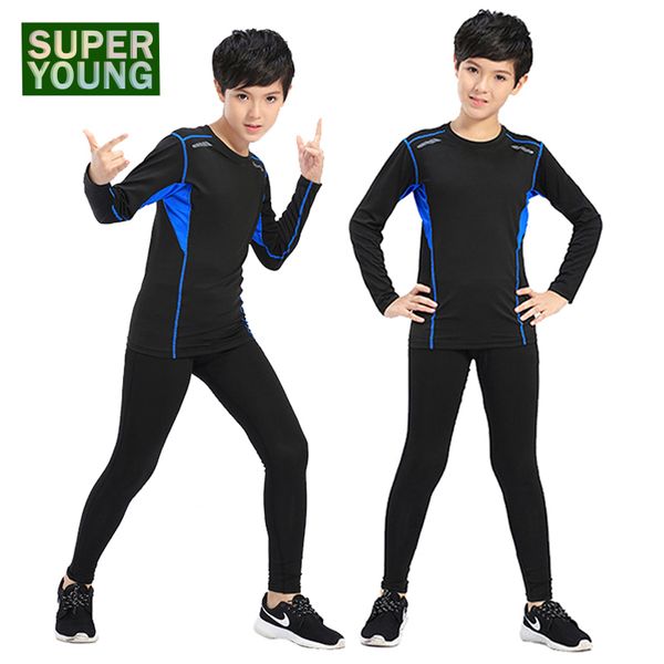 

дети спортивная одежда спортивный костюм дети бег фитнес одежда центр колготки мужчины мальчиков обучение спортивная compression одежда набо
