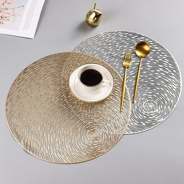 

pvc hollow table mats insulation pads l restaurant non-slip coffee cup mat anti-scalding insulation table mat steak pad