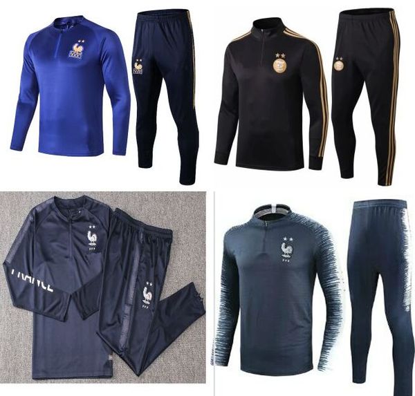 

Extra ize xxl maillot de foot urvetement men homme equipe de france 2xl 2018 port football jogging occer track uit jer ey