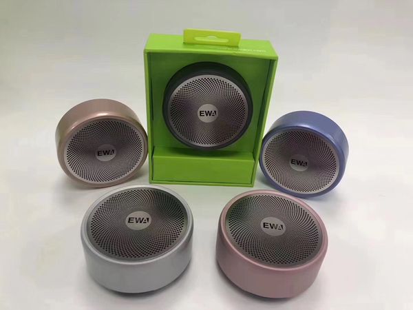 EWA A6 taşınabilir kablosuz Bluetooth hoparlör bas metal malzeme mini eller serbest arama stereo müzik çalar PC / cep telefonu