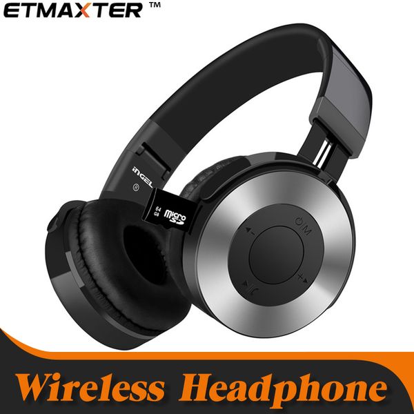 

new wireless gaming headphones bluetooth headsets stereo music foldable headband better support tf card earphones with retail box