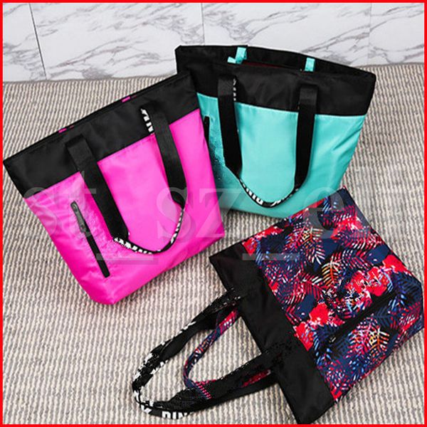 

pink letter handbags women girls youth shoulder bags love pink waterproof girls shopping bag handbag travel duffle bags beach secret bag