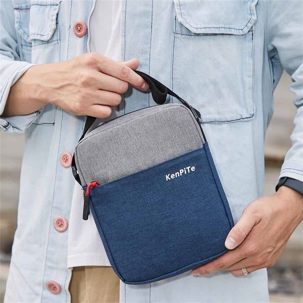 

men diagonal mini shoulder multi function mobile phone bag outdoor sports bag bolso mujer 20