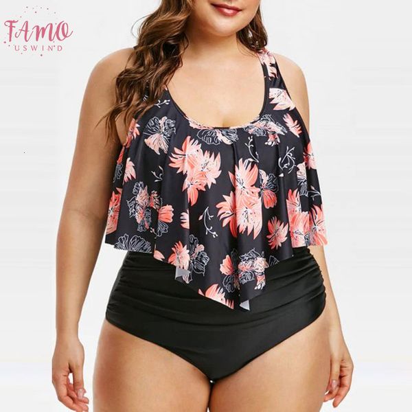 

38 swimwear women 2020 one piece plus size high women plus size solid letter bikini set brazilian swimwear beachwear swimsuit, White;black