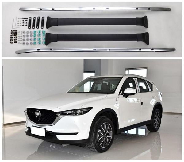 

aluminum alloy car roof racks luggage rack luggage rack crossbar fits for mazda cx-5 2017 2018 2019 2020