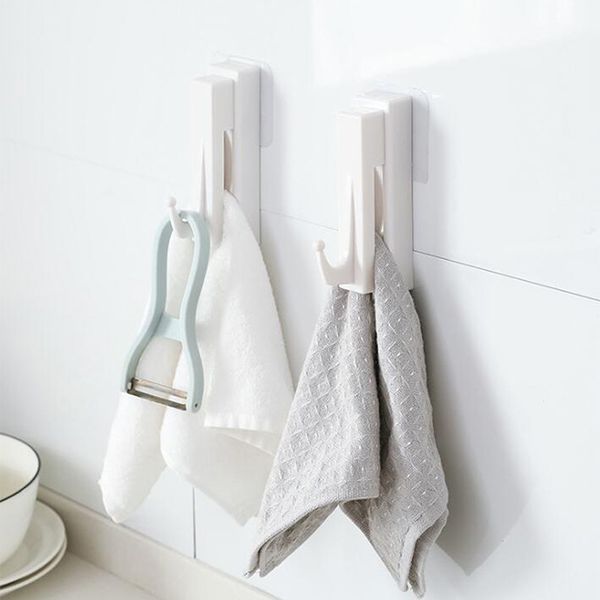 

seamless hook home storage organization door back coat towel storage hooks bathroom kitchen wall hooks