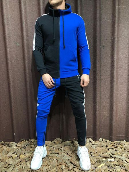 

clothing suits hoodies pants joggers 2pcs clothing sets mens designer tracksuits spring autumn sports, Gray
