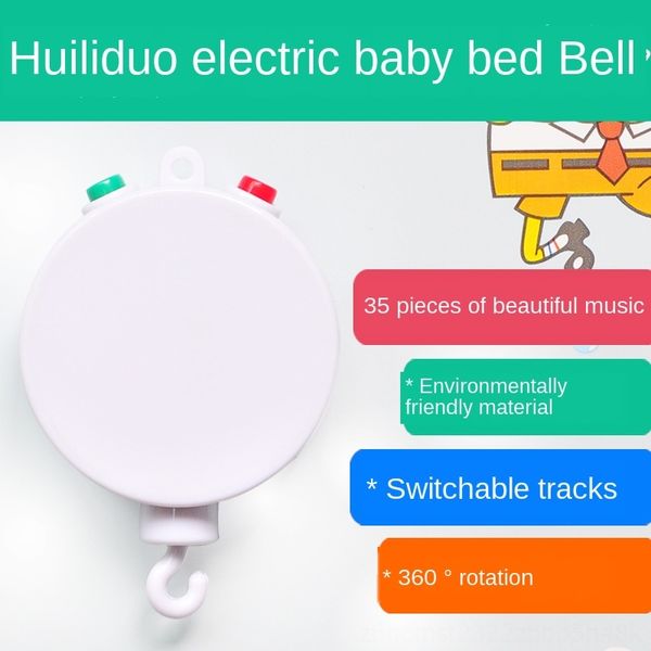 

35 hanging crib jigsaw pieces of music box bed bell bed hanging baby puzzle multifunctional electric rotary ring baby toy