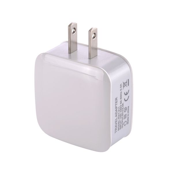 

зарядное устройство dual usb порты eu us 2.4a + 1a ac адаптер питания для дома samsung s8 примечания 8 телефона андроида