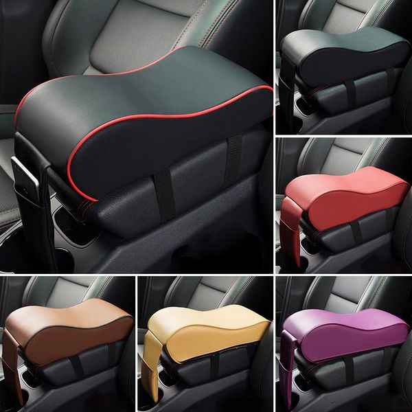 

car center console arm rest seat box pad vehicle protective car accessories interior leather armrest pad auto armrests