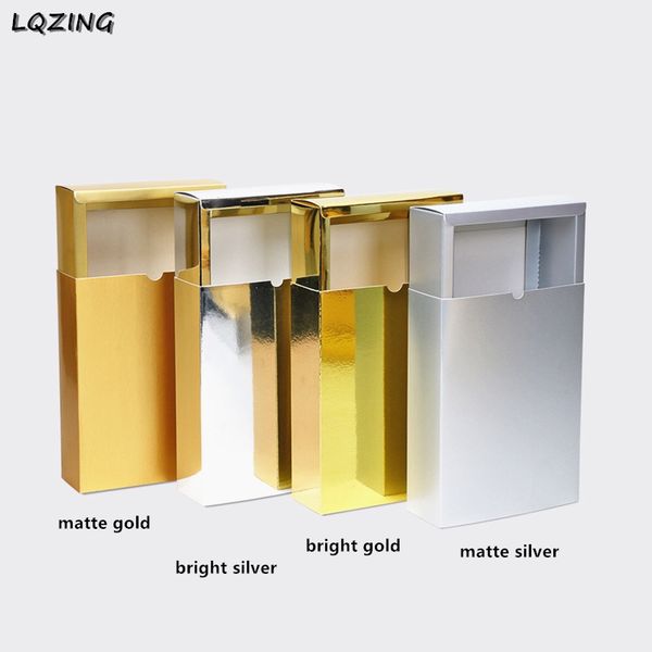 

gift wrap 35pcs silver/gold paper drawer type boxes with sliding sleeve diy handmade soap box candy favor packaging wedding party