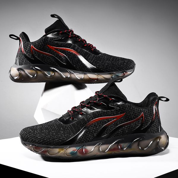 

new flame men running shoes mesh mens air trainers sport shoes breathable cushioning sneakers outdoor fitness jogging