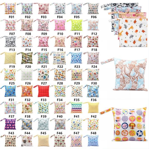 

asenappy washable diaper bag mommy storage stroller bag mommy travel shopping reusable cartoon stroller accessories 28*30cm