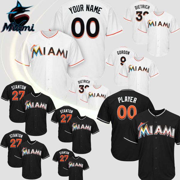

custom Miami jerseys Marlins 16 Jose Fernandez Marlins men 2019 Any name any number baseball Jerseys free shipping