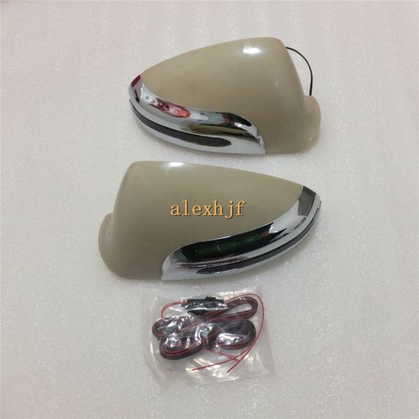 

led rear-view mirror lights with cover case for buick excelle verano gt xt 2010-2015, yellow led turn signals light