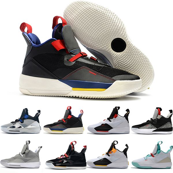 

jumpman 33 33s xxxiii mens basketball shoes university red dark grey tech pack se guo ailun pe camo breathable trainers sport sneakers 40-46