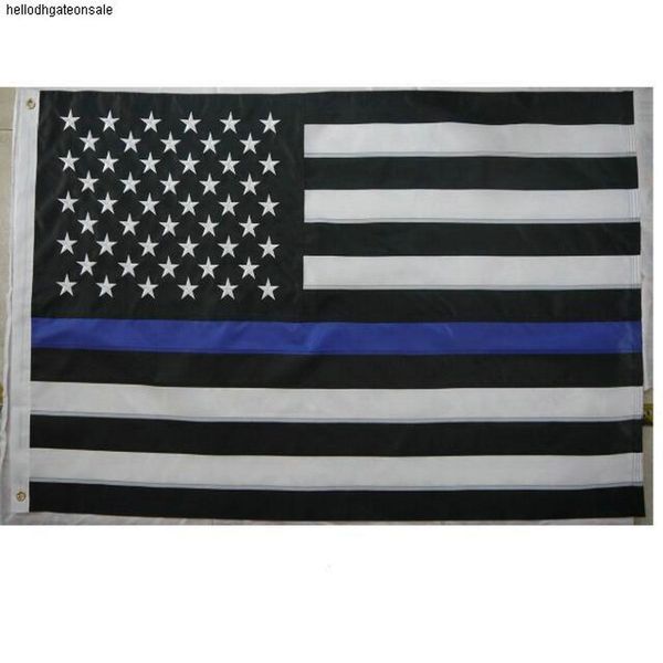 

flags 6styles blue 3x5fts line usa thin police blue line usa flag black white and blue american flag for police sea shipping gga3465