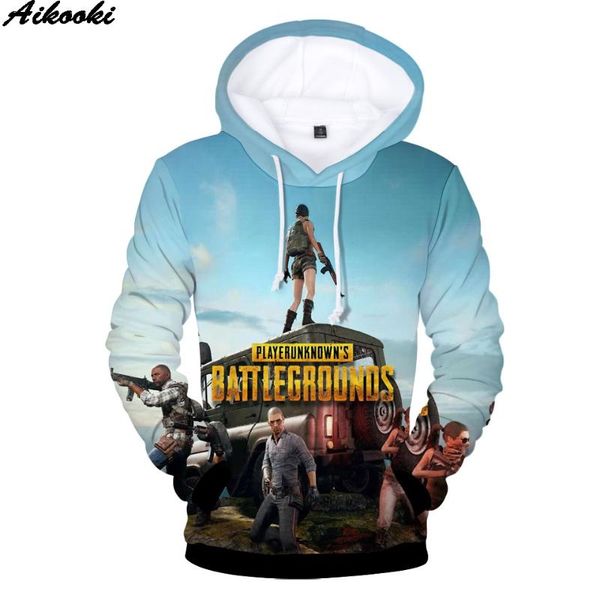 

мужские и женские толстовки pubg популярные игры 3d толстовка и большой размер мода tops 3d печатный pubg hoodie, Black