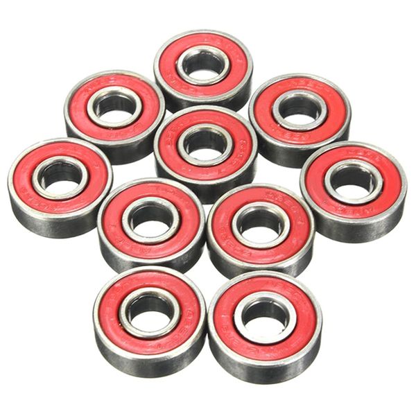 

10pcs 608zz skating rolling skateboard longboard wheel skate bearings roller abec-9 abec-7 for skate shoes scooter useful