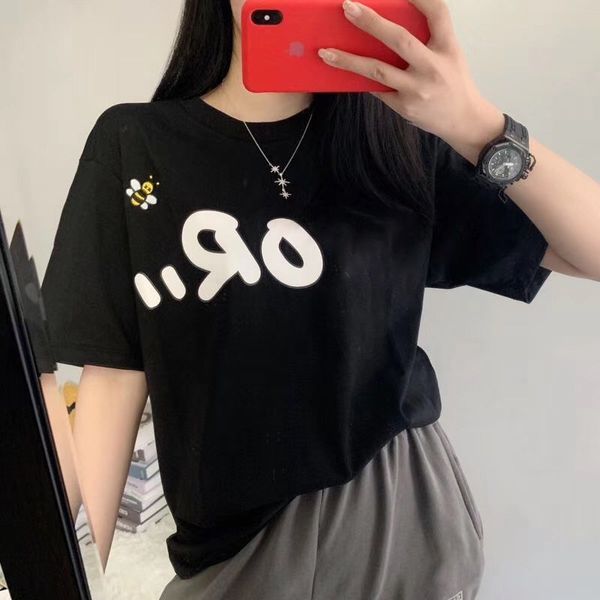 

19 embroidery bee kaw made in pari men women ummer crew neck tee treet t hirt breathable luxury ca ual hort leeve hftttx072