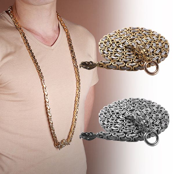 

edc 101cm outdoor stainless steel self defense protection dragon hand bracelet chain tactical metallic whip corrosion resistance