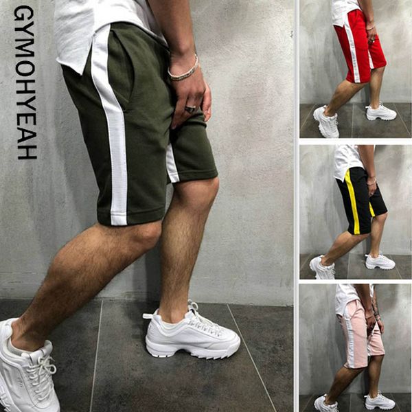 

GYMOHYEAH NEW Hot!Summer Casual Shorts Men Trousers Short Fitness Sweatpants Bodybuilding Men Shorts Jogger GYMS Male Clothing