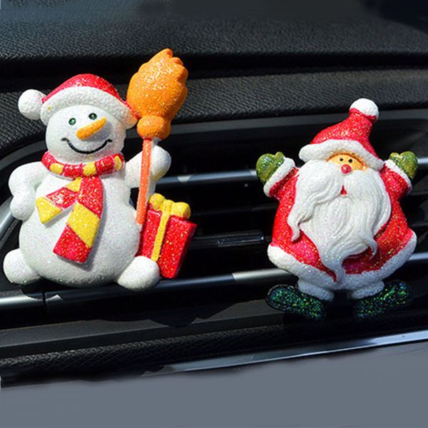 

christmas car air outlet perfume clip gift air freshener car ornament for christmas decoration diffuser auto accessories