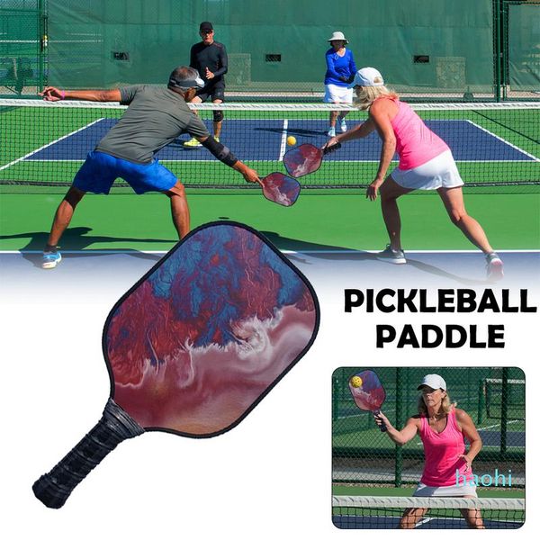 

wholesale-new pickleball paddle colorful fiberglass beat racquet honeycomb beat racquet polymer composite pickleball paddle