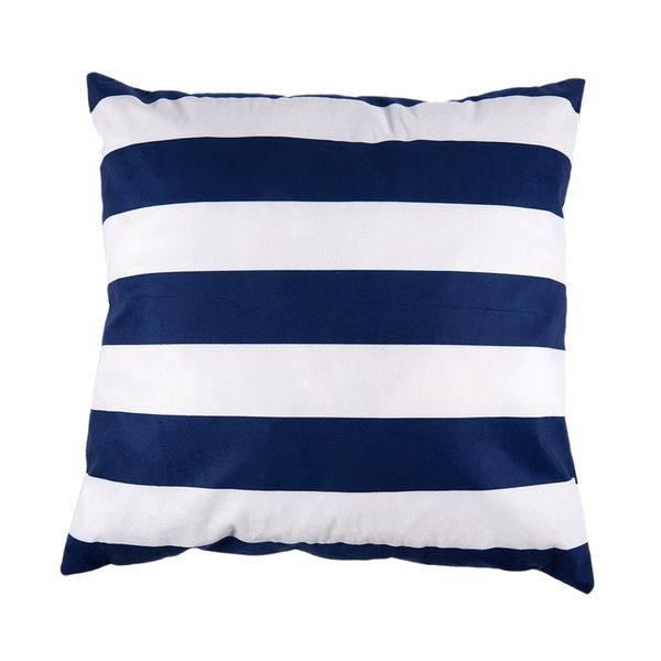 

seat pillow case pillowcase toss head cushion cover (blue, white